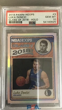 2018 Panini Hoops Class Of 2018 3 Luka Doncic Holo PSA 10