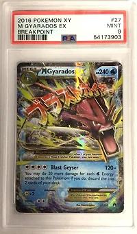 2016 Pokemon Xy Breakpoint 27 M Gyarados Ex PSA