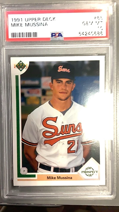 1991 Upper Deck 65 Mike Mussina PSA 10