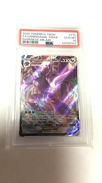 2020 Pokemon Sword & Shield Darkness Ablaze 115 Fa/grimmsnarl Vmax PSA 10