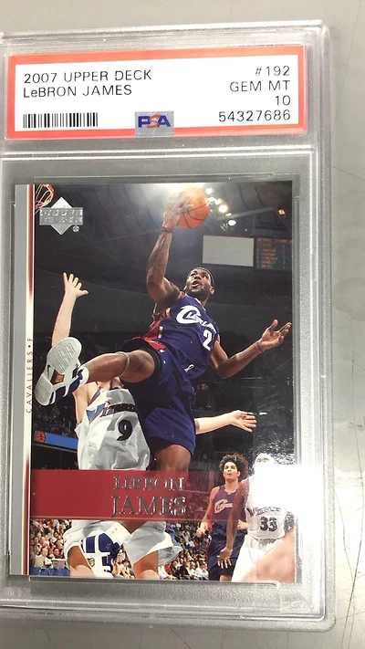 2007 Upper Deck 192 Lebron James PSA 10