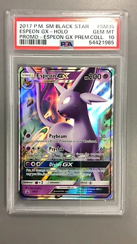 2017 Pokemon Sm Black Star Promo Sm35 Espeon Gx PSA 10