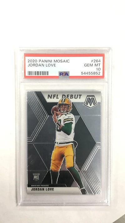 2020 Panini Mosaic 264 Jordan Love PSA 10