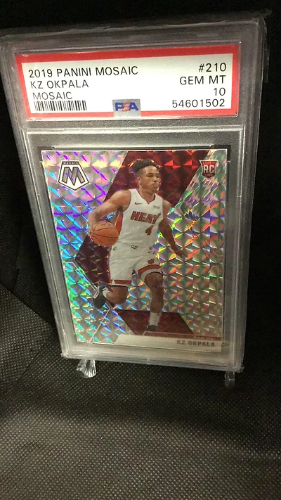 2019 Panini Mosaic 210 Kz Okpala Mosaic PSA