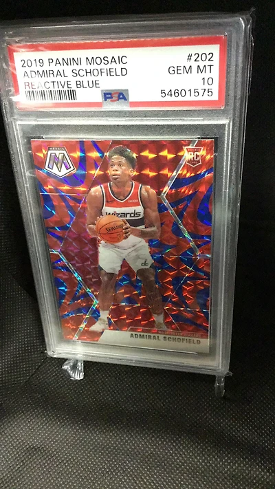 2019 Panini Mosaic 202 Admiral Schofield Reactive PSA 10