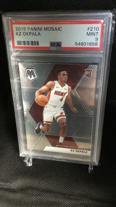 2019 Panini Mosaic 210 Kz Okpala PSA 9