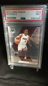 2019 Panini Mosaic 210 Kz Okpala PSA 9