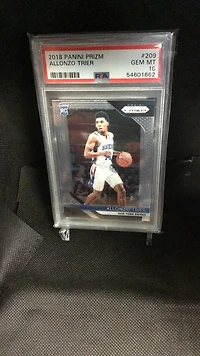 2018 Panini Prizm 209 Allonzo Trier PSA 10