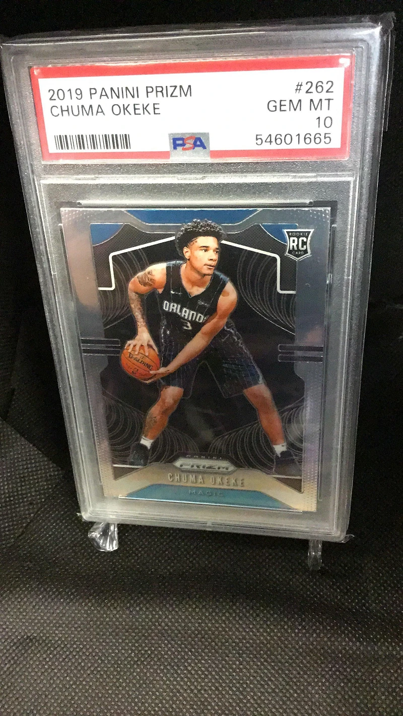 2019 Panini Prizm 262 Chuma Okeke PSA 10