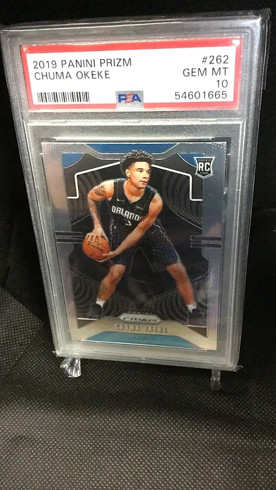 2019 Panini Prizm 262 Chuma Okeke PSA 10