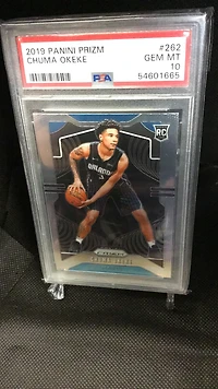 2019 Panini Prizm 262 Chuma Okeke PSA 10