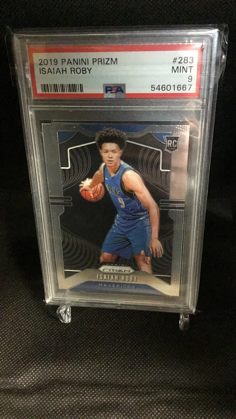 2019 Panini Prizm 283 Isaiah Roby PSA