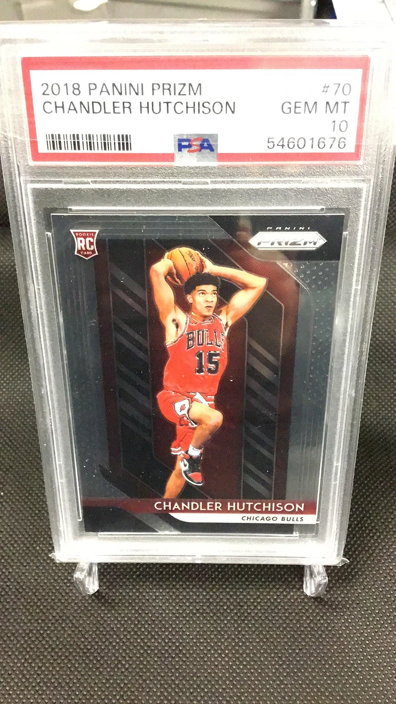 2018 Panini Prizm 70 Chandler Hutchison PSA 10
