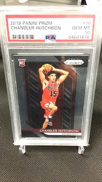 2018 Panini Prizm 70 Chandler Hutchison PSA 10
