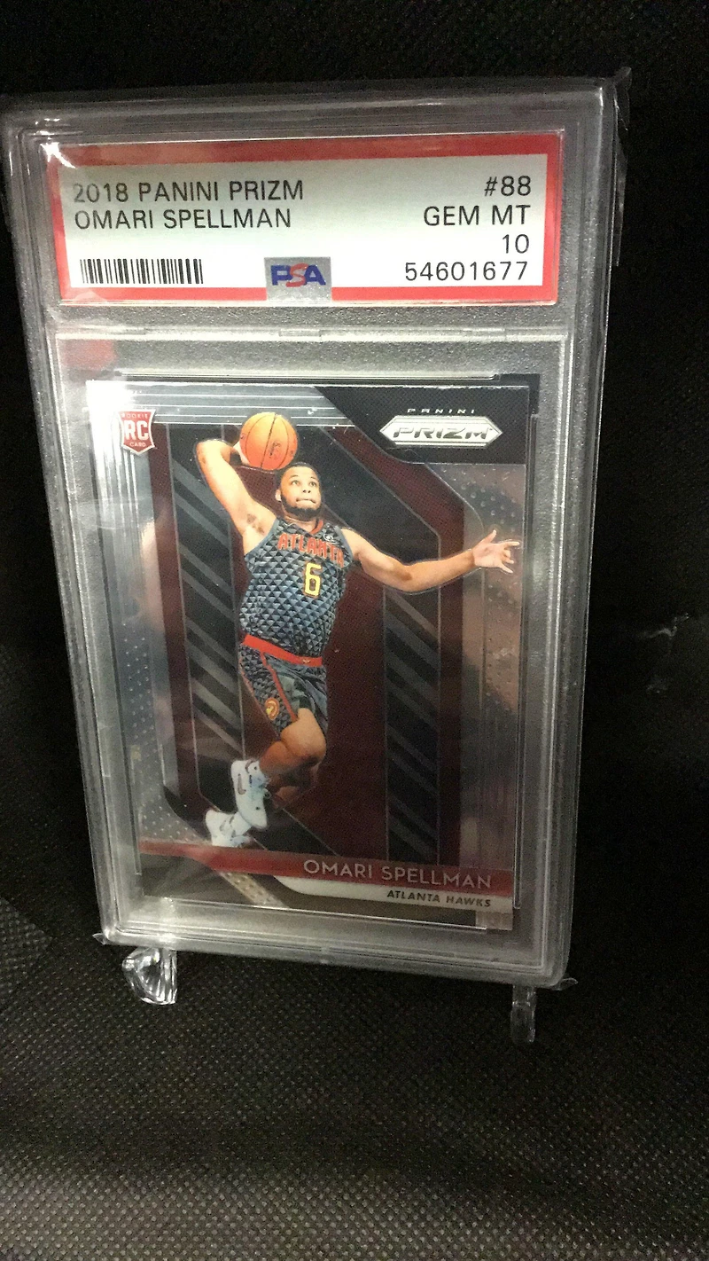 2018 Panini Prizm 88 Omari Spellman PSA 10