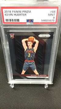 2018 Panini Prizm 68 Kevin Huerter PSA 9