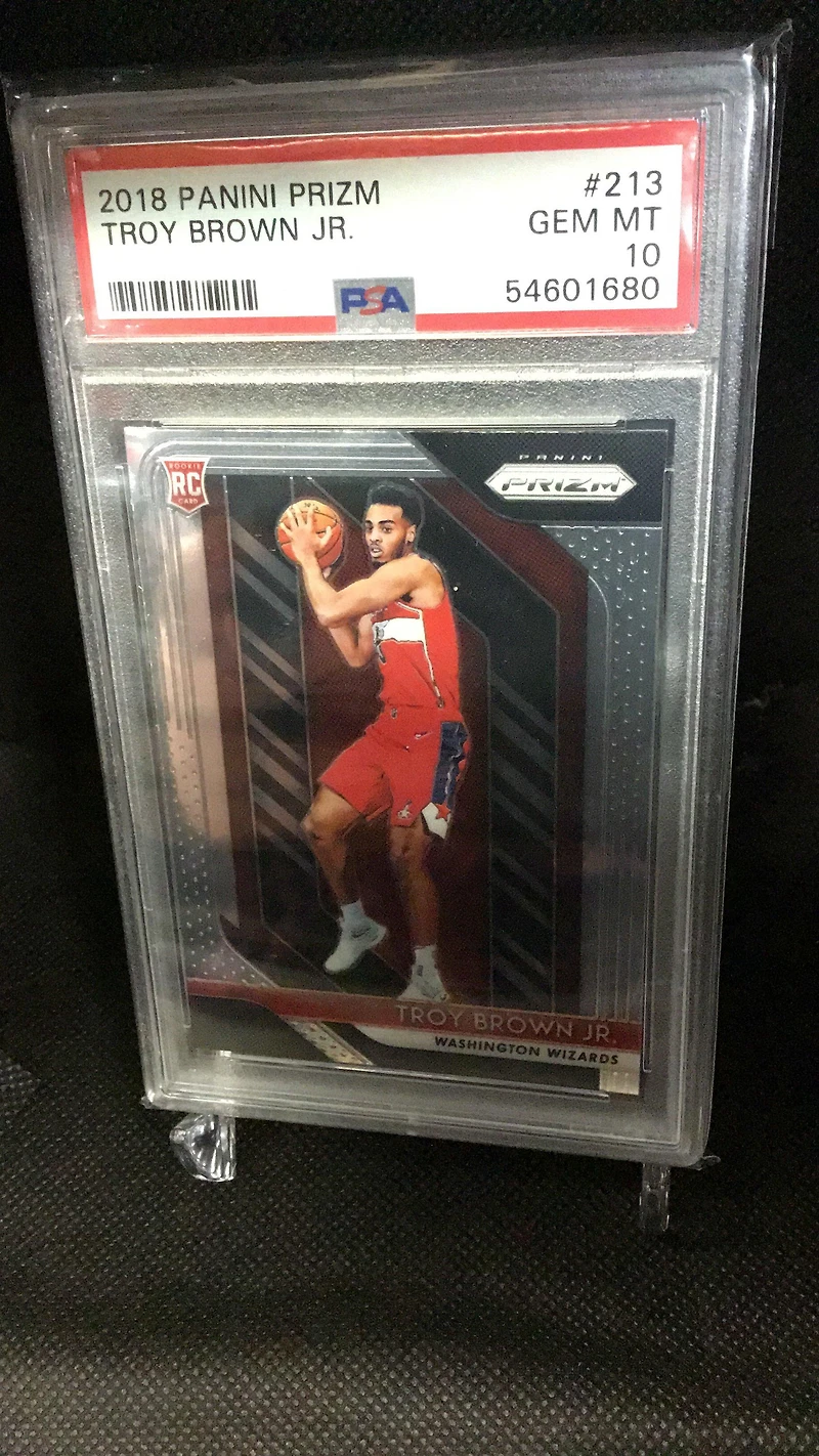 2018 Panini Prizm 213 Troy Brown Jr. PSA 10