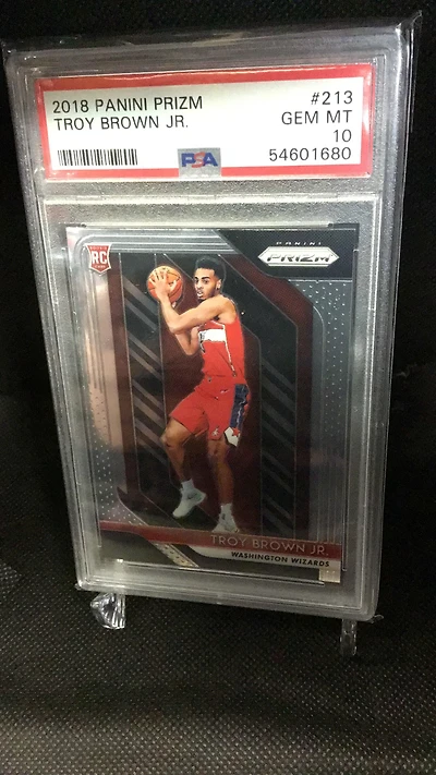 2018 Panini Prizm 213 Troy Brown Jr. PSA 10