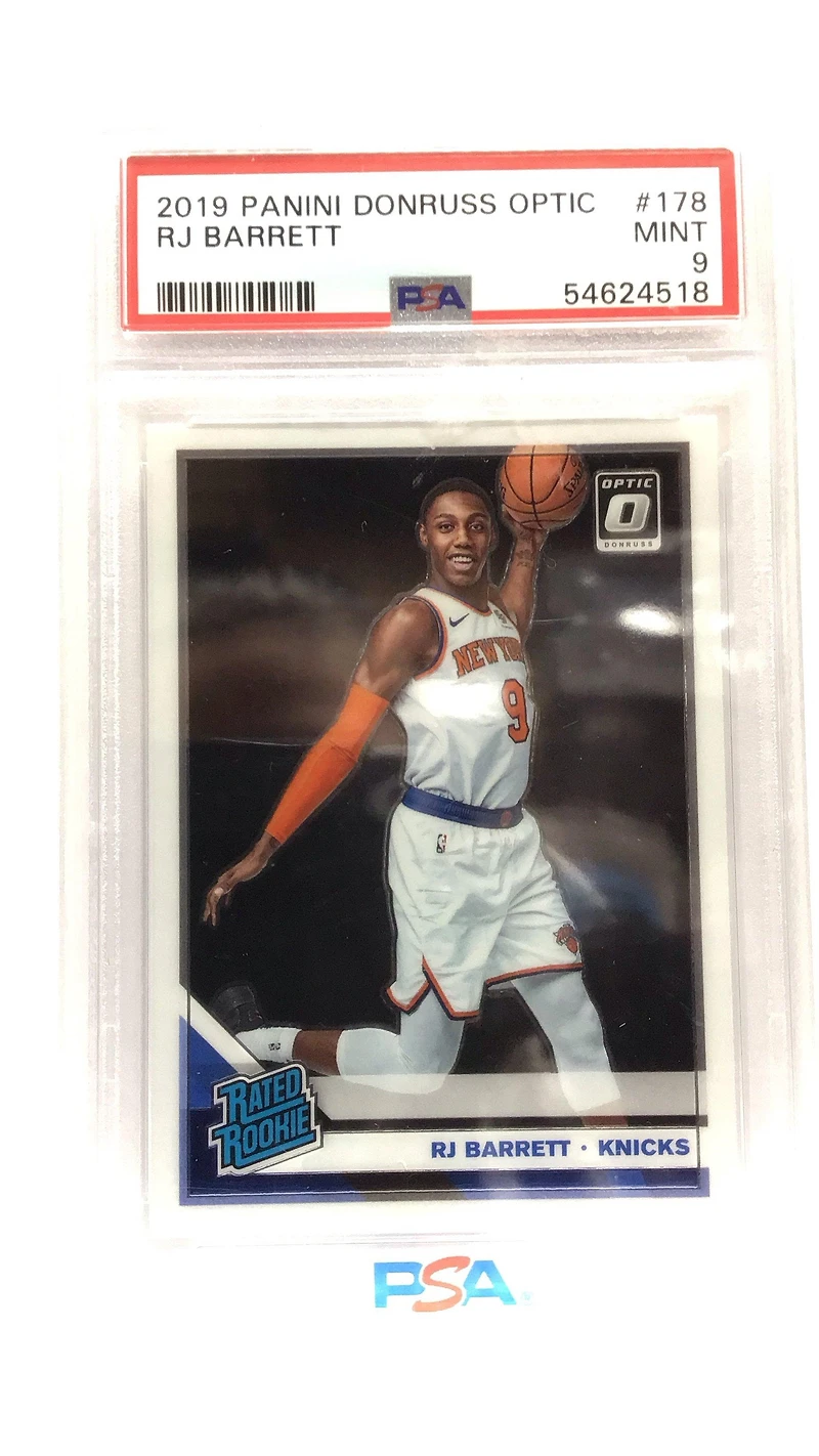 2019 Panini Donruss Optic 178 Rj Barrett PSA 9