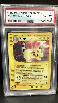 2002 Pokemon Expedition 2 Ampharos-holo PSA