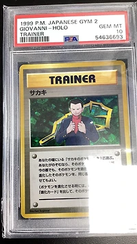 1999 Pokemon Japanese Gym 2 null Giovanni PSA 10