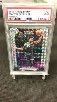 2018 Panini Prizm Mosaic 71 Marvin Bagley Iii PSA 9