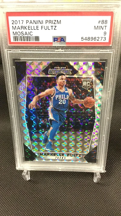 2017 Panini Prizm Mosaic 88 Markelle Fultz PSA 9