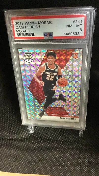2019 Panini Mosaic 241 Cam Reddish Mosaic PSA 8