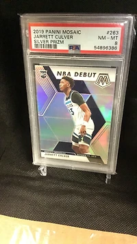 2019 Panini Mosaic 263 Jarrett Culver Silver Prizm PSA
