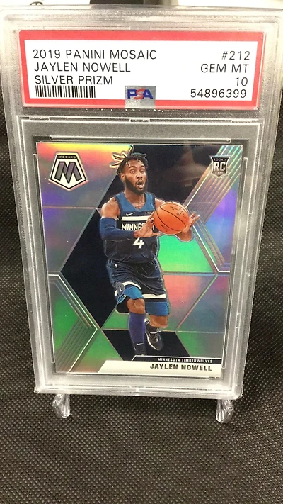 2019 Panini Mosaic 212 Jaylen Nowell Silver Prizm PSA