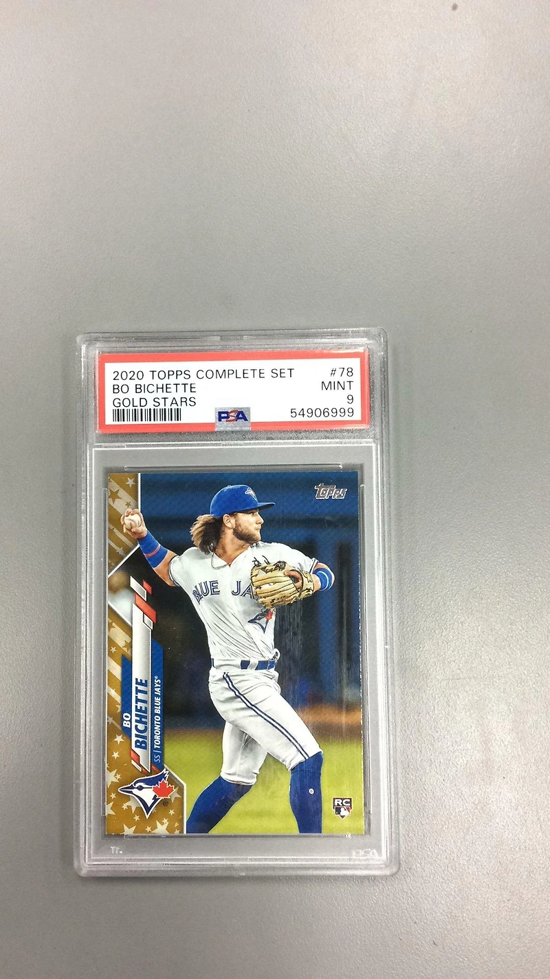 2020 Topps Complete Set 78 Bo Bichette Gold Stars PSA 9