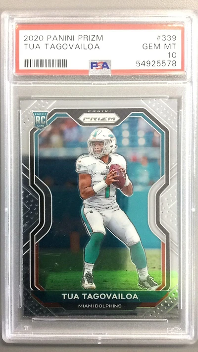 2020 Panini Prizm 339 Tua Tagovailoa PSA