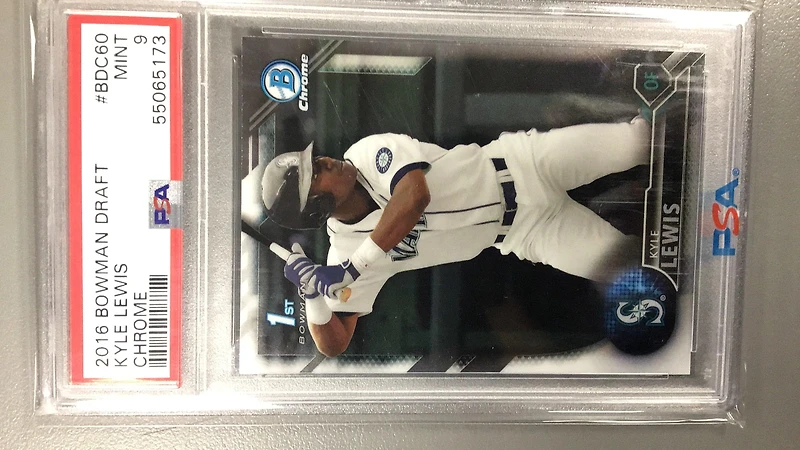 2016 Bowman Draft Bdc60 Kyle Lewis Chrome PSA 9