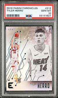 2019 Panini Chronicles 212 Tyler Herro PSA 10