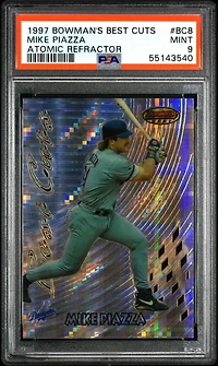 1997 Bowman's Best Cuts Bc8 Mike Piazza PSA 9