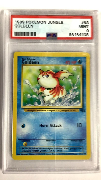 1999 Pokemon Jungle 53 Goldeen PSA 9