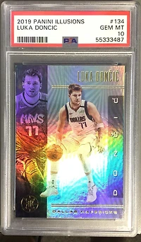 2019 Panini Illusions 134 Luka Doncic PSA 10