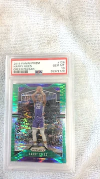 2019 Panini Prizm 128 Harry Giles Green Pulsar PSA 10