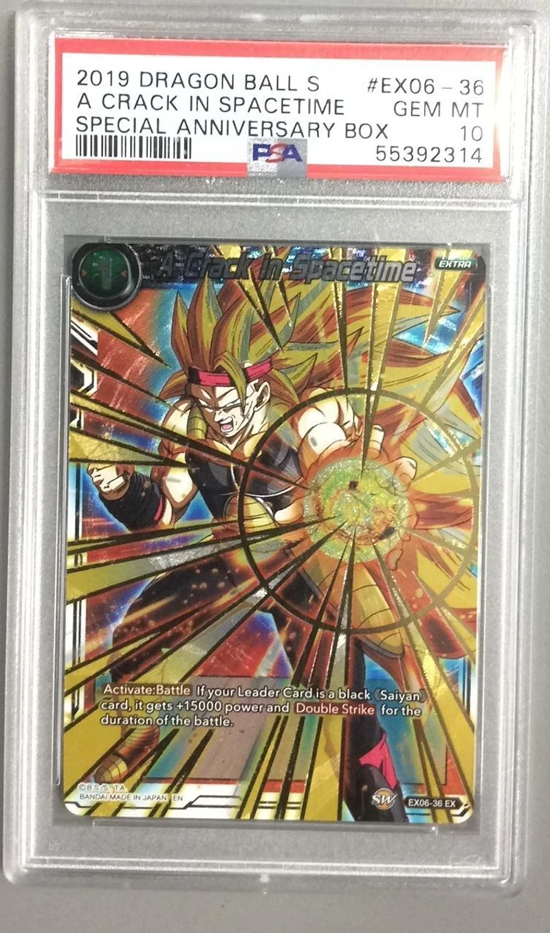 2019 Dragon Ball Super Card Game Special Anniversary Box Ex06-36 A Crack In Spacetime Foil PSA 10