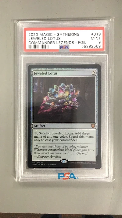 2020 Magic The Gathering Commander Legends 319 Jeweled Lotus Foil PSA 9