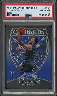 2018 Panini Chronicles 553 Luka Doncic Blue PSA 10