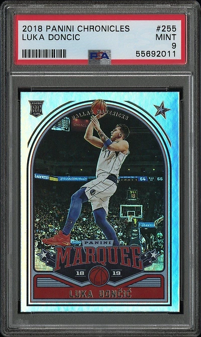 2018 Panini Chronicles 255 Luka Doncic PSA 9