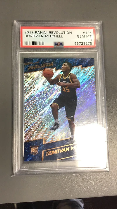 2017 Panini Revolution 125 Donovan Mitchell PSA 10