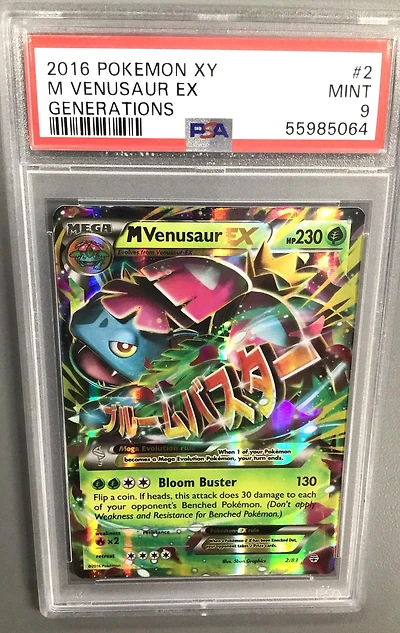 2016 Pokemon Xy Generations 2 M Venusaur Ex PSA