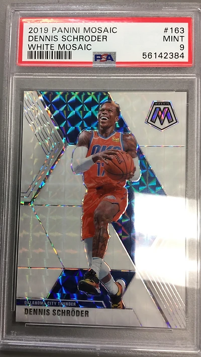 2019 Panini Mosaic 163 Dennis Schroder PSA
