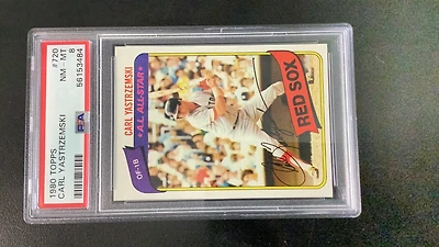 1980 Topps 720 Carl Yastrzemski PSA 8