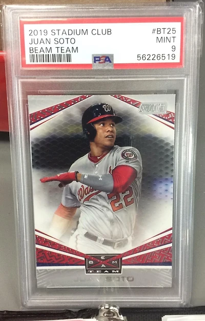 2019 Stadium Club Beam Team Bt25 Juan Soto PSA 9