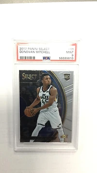 2017 Panini Select 11 Donovan Mitchell PSA 9