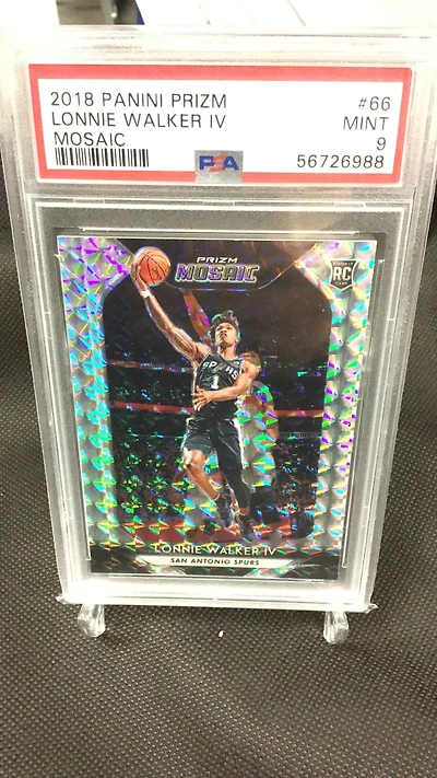 2018 Panini Prizm Mosaic 66 Lonnie Walker Iv PSA 9