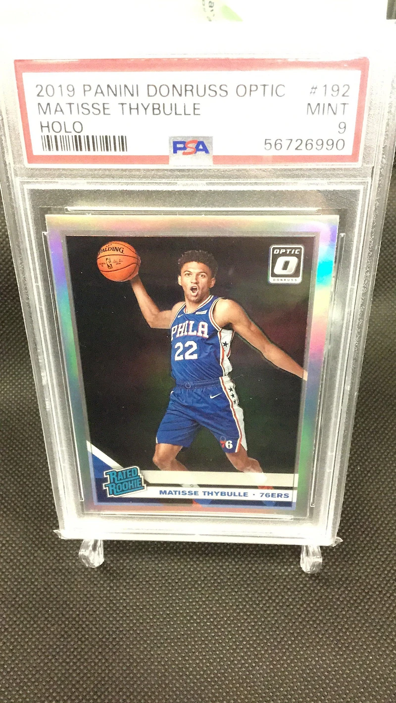 2019 Panini Donruss Optic 192 Matisse Thybulle Holo PSA 9